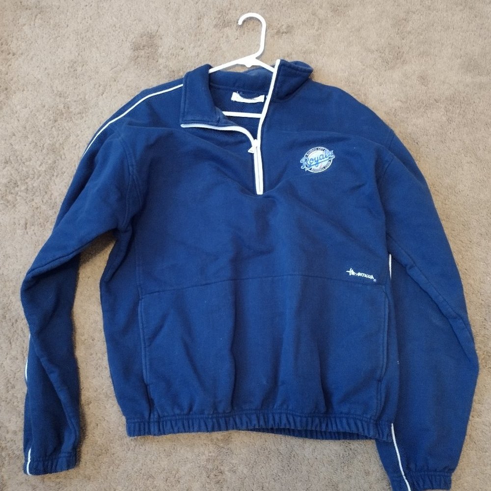 KC ROYALS PULLOVER HOODIE JACKET